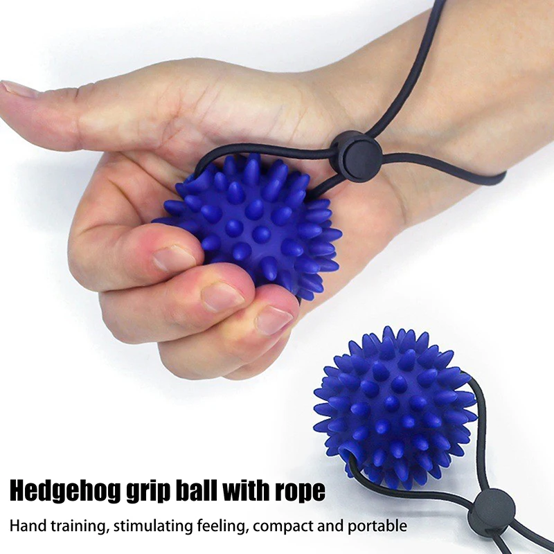 Improve Grip Strength. One Piece Soft Thorn Tactile Touch Massage Ball; Relax Muscles &