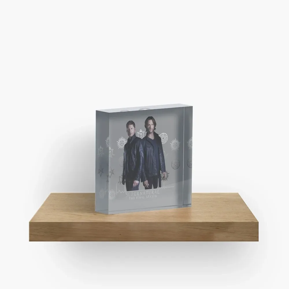 Supernatural Final Season  Acrylic Block Bedroom Family Print Fashionable Funny Transparent Home Board  Photos Wedding Room Pad