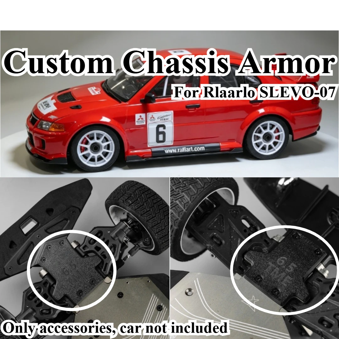 Custom Chassis Armor Guard For 1/7 Rlaarlo SLEVO‑07 RC Rally Car RC Racing Upgrade Chassis Protection Modified Accessory