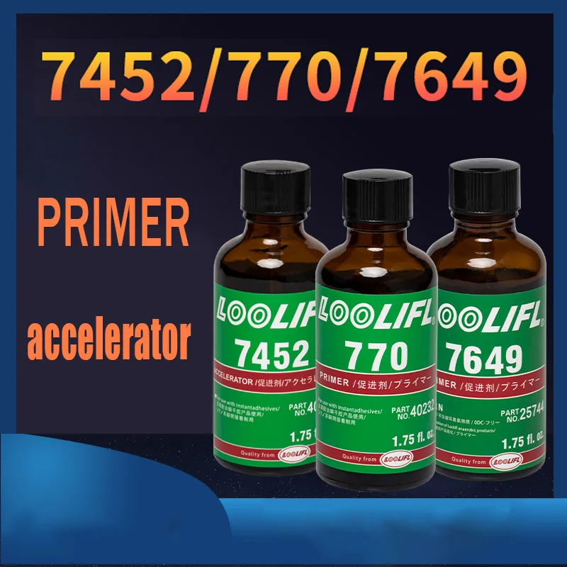 50 ml Loctite 7649 770 7452 Klebstoffbeschleuniger Inert Metal Oberflächenbehandlungsmittel Aktivatorbeschleuniger