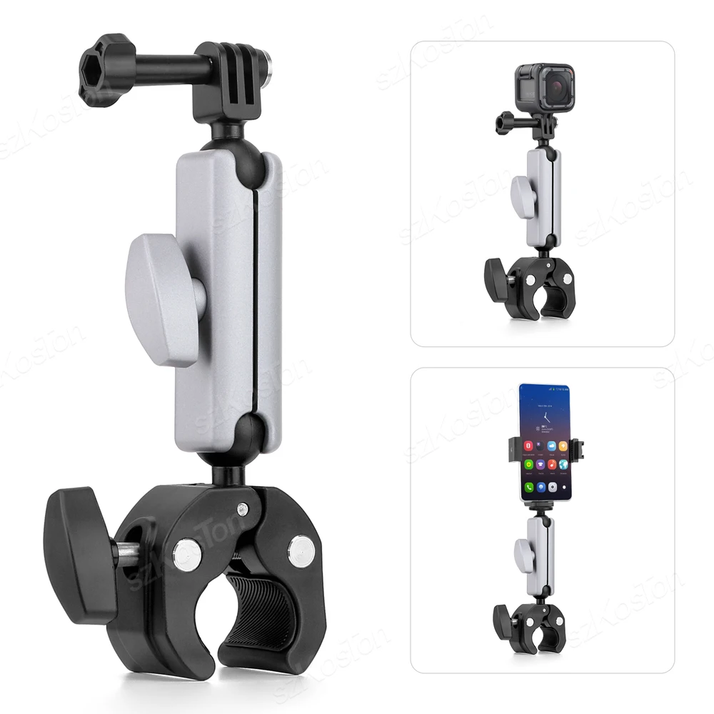 Kamera Motorrad Lenker Halterung Selfie Stick Fahrrad Einbeinstativ für Go Pro 13 12 11 10 9 8 Insta360 X4 X5 DJI Osmo Action 5 Pro 4 – Detail 17