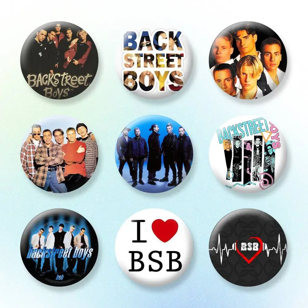 

B-Backstreet B-Boys BSB Button Pins Backpack Clothing Decor Brooch Badge Jewelry Gifts for Kids