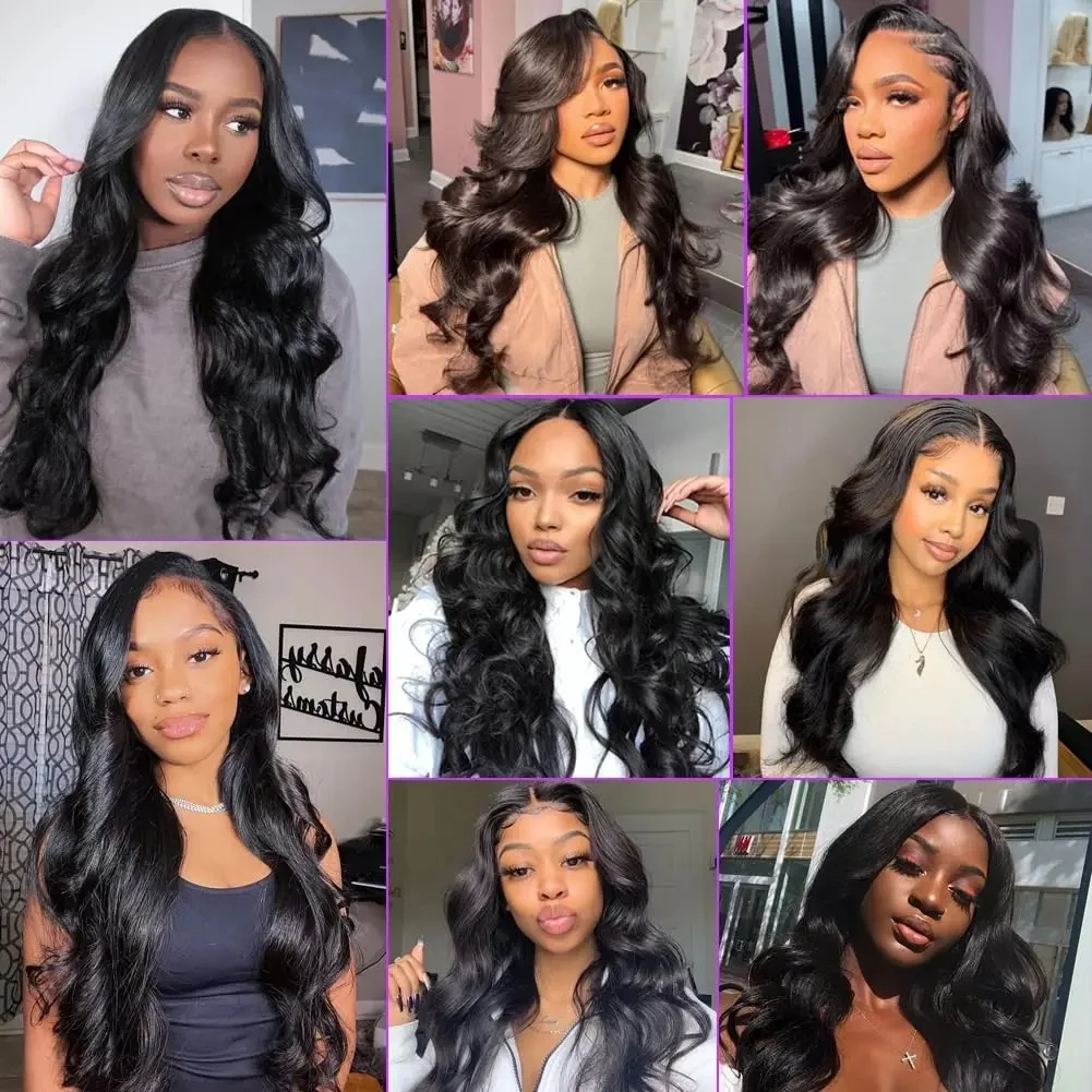 Wig rambut manusia gelombang 13x6 Hd renda Frontal 38 40 inci gelombang longgar 13x4 Wig rambut depan renda Wig rambut Brasil untuk wanita