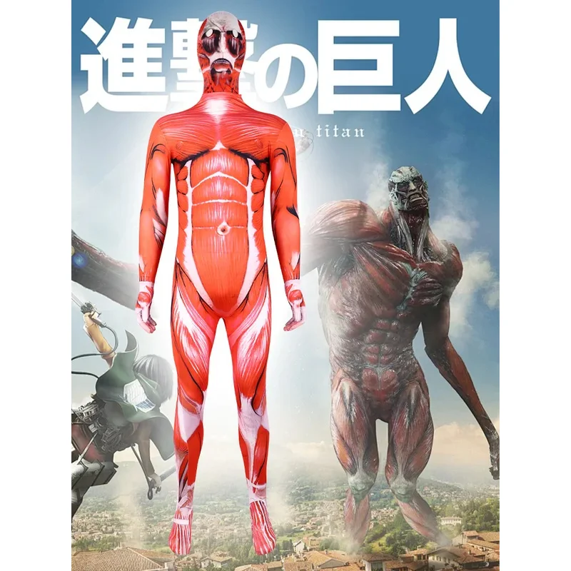 

LQAdult Sexy Tight Jumpsuits Attack On Titan Annie Leonhart Cosplay Costume Adult 3D Print Muscle Bodysuits Party Catsuits Cospl