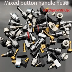 Watch accessories watch miscellaneous button keys various sizesstylescolors random delivery1 bag ofabout 30 PCs mixed button