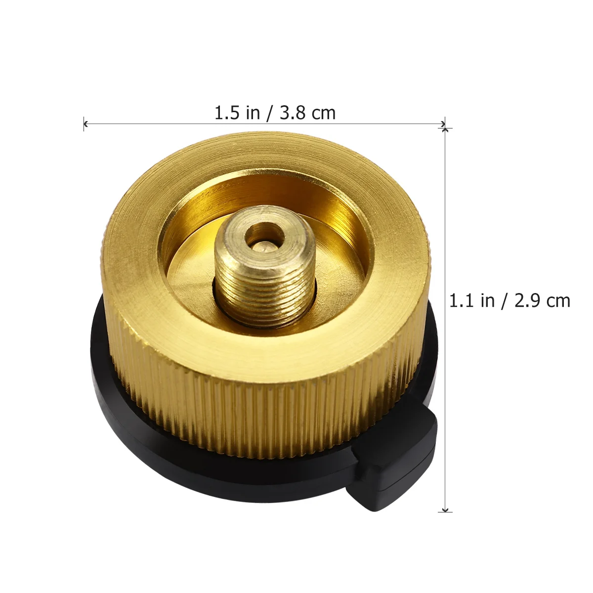 زجاجة الغاز نقل فوهة محول الألومنيوم النحاس النايلون في الهواء الطلق التخييم نزهة شواء موقد فانوس اتصال قفل تلقائي #4