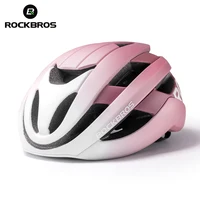 ROCKBROS-casco de seguridad para hombre y mujer, protector de cabeza ultraligero, moldeado integralmente, transpirable y Ajustable