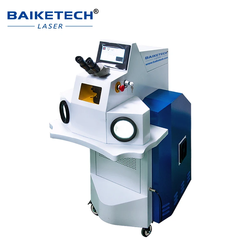 BAIKETECH Vertical YAG Jewelry Welding Machine for Gold and Silver Battery Laser Welding Machine Customized for Factory