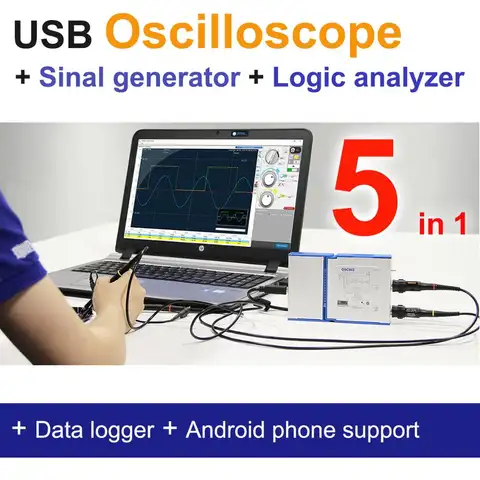 ODROID N2L 개발 보드 S922X HARDKERNEL Cortex A73 키트 12_하트알리 LOTO OSC482 시리즈, 오실로스코프, 신호 발생기, 로직 분석기, 옵션 모듈, 5 in 1, 50M S/s, 8-13 비트 해상도