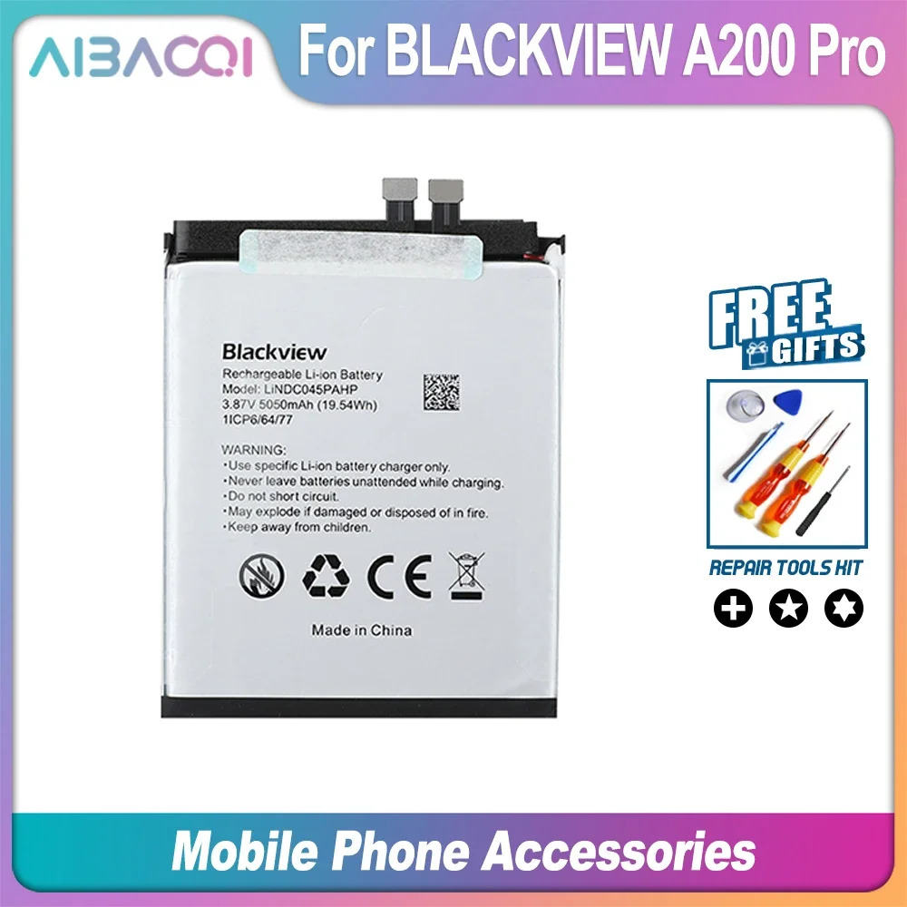 بطارية AiBaoQi الأصلية بقدرة 3880 مللي أمبير في الساعة لهاتف Blackview N6000 Tiger 10 A100 A200 Pro BV6900 BV5200 بطارية الهاتف المحمول مع أدوات