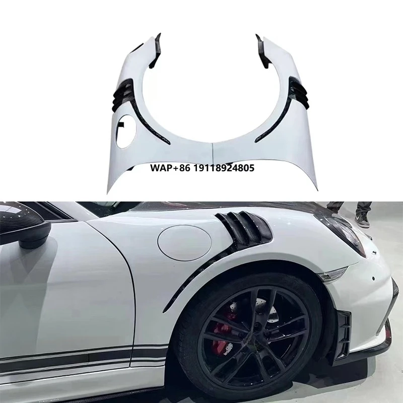 

New Carbon Fiber Intake Grille Front Bumper Fender Air Vent Condition New for PAG 718 RS 718 982 Cayman Boxster RS