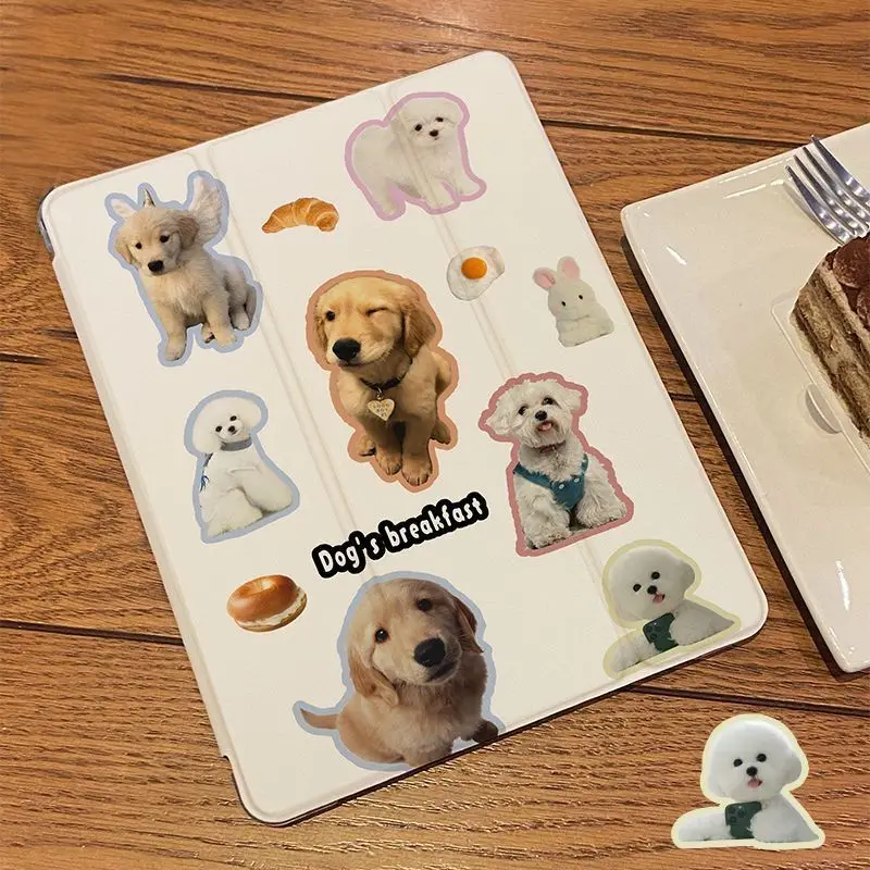 Kitten Emoticons Smart Case with Pen Holder for Redmi Pad SE 11 Xiaomi Pad 5/5Pro 6/6Pro 11 Inch Xiaomi Pad 7/7Pro 8/8Pro 11.2
