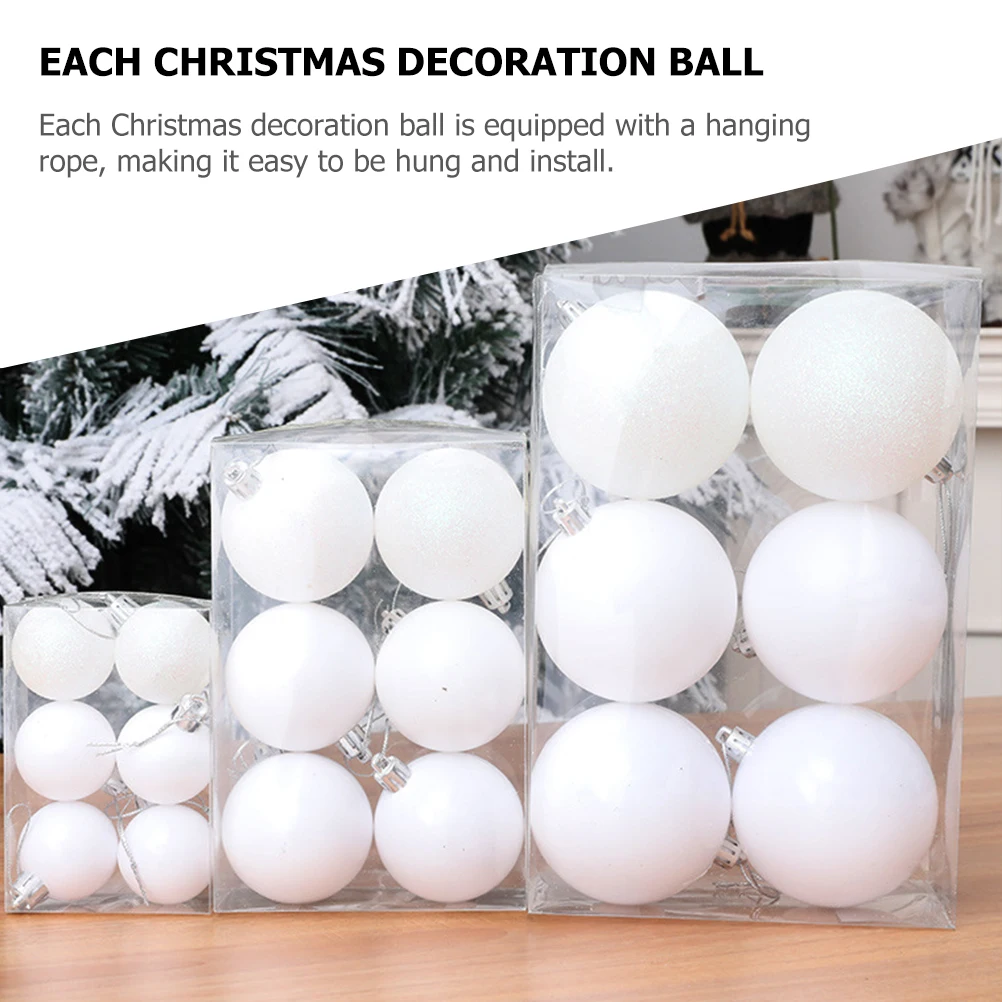 

Christmas Decoration Ball Party Decorations Holiday Ornaments Tree Hanging Diy Balls