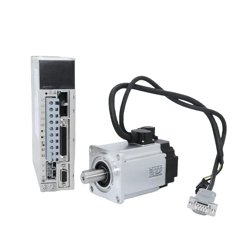 xmsj2025 Fabbrica diretta originale di alta qualità 750w 220v 3000rpm 3N.m 60/80 Flangia AC Servomotore e kit driver