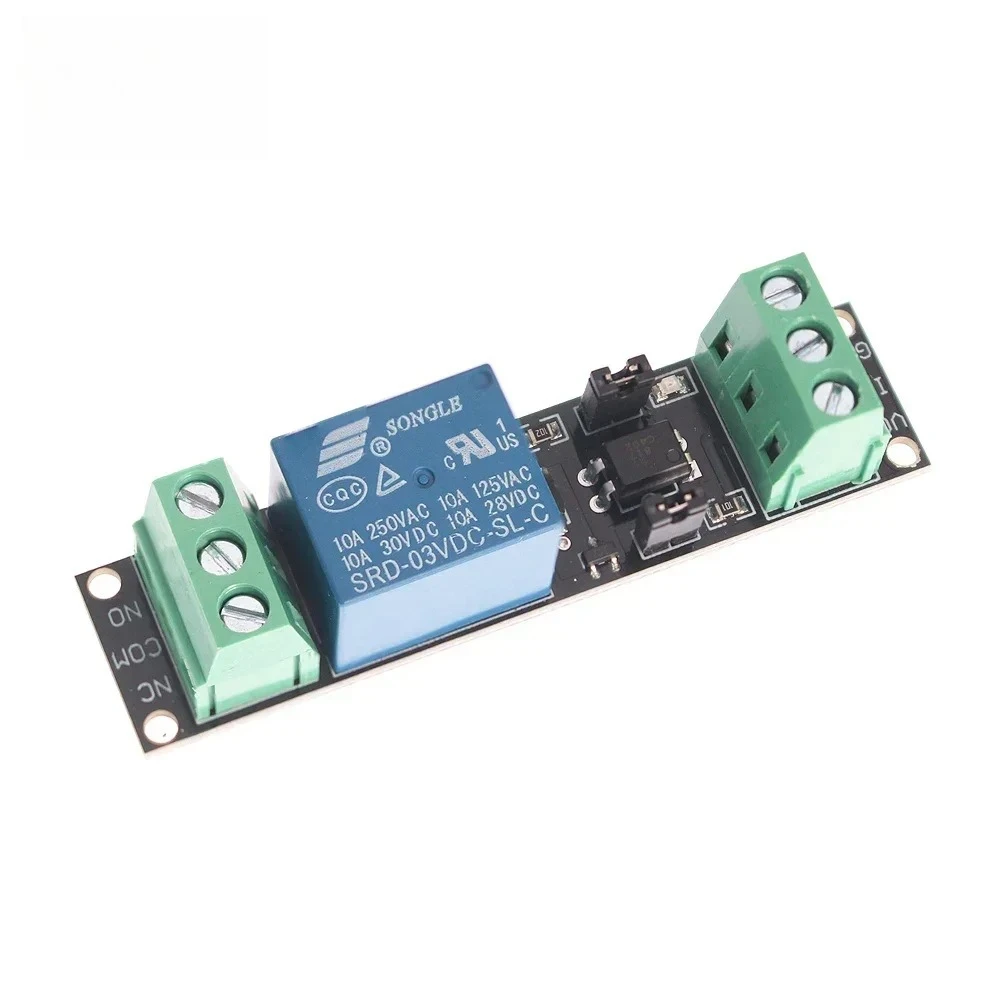 1-Channel 3V Relay Module Optocoupler Isolation High/Low Level Trigger Drive Control Module for Arduino/Raspberry Pi