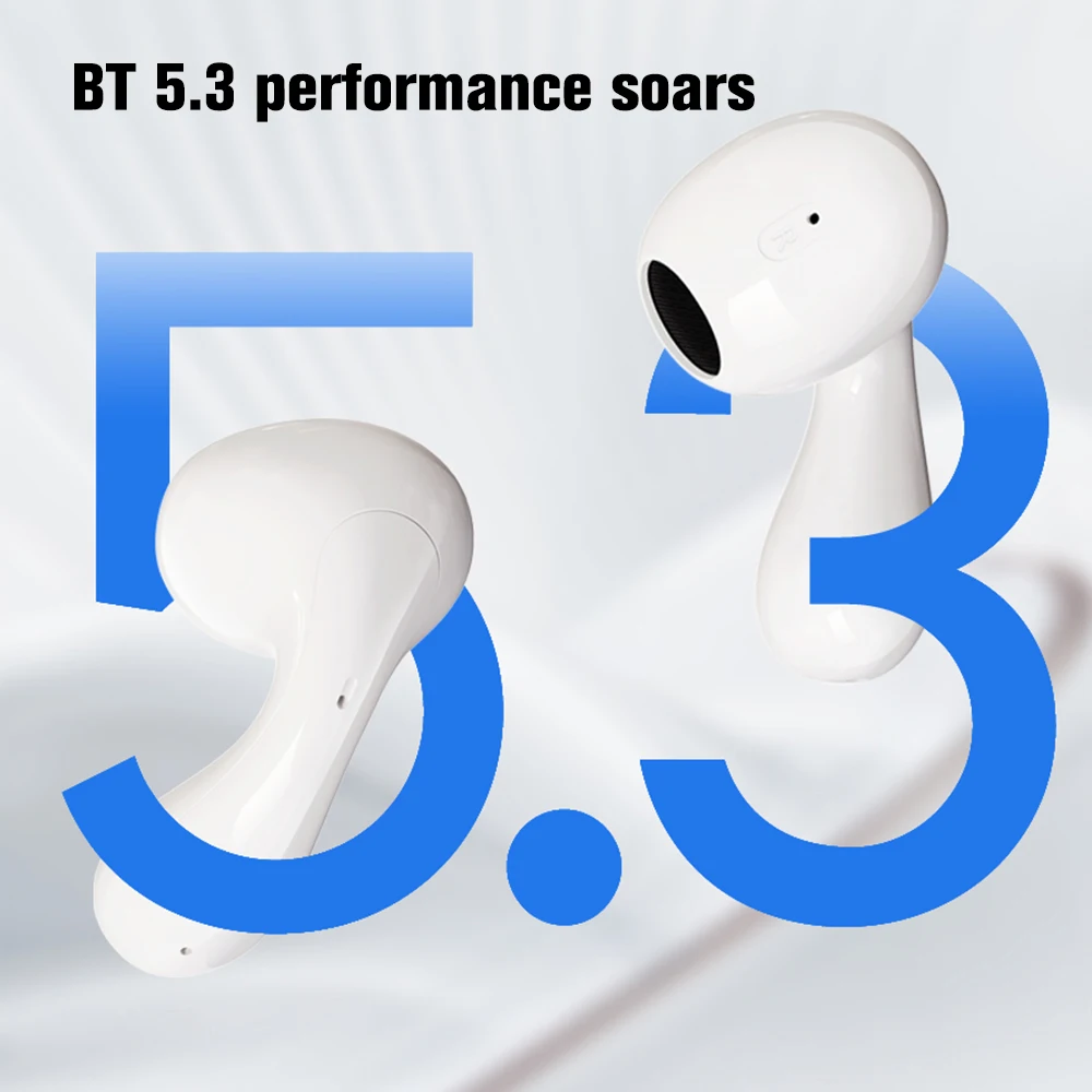 VTIN T88 Bluetooth V5.3 Sports True Wireless Earbuds Water Drop Shaped In-Ear Touch Control Earbuds with Super Long Standby Time