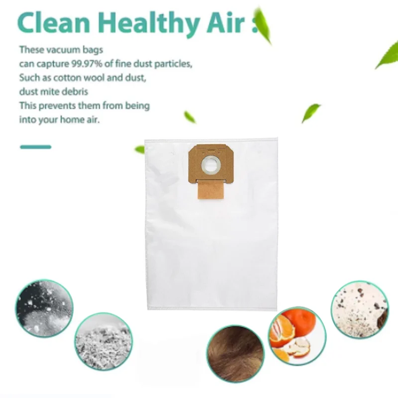 AT28-10 pezzi di ricambio per sacchetti per aspirapolvere GAS 35 serie 2607432037 parti per la pulizia della casa sacchetto per la polvere della spazzatura