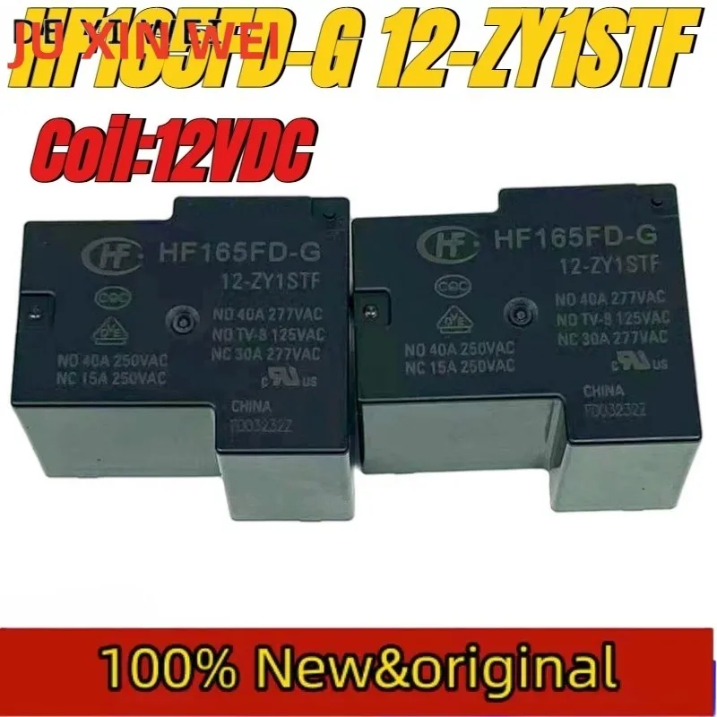 （Brand New Original）1pcs/lot 100% original genuine relay:HF165FD-G 12-ZY1STF 40A 5pins 12V HF165FD