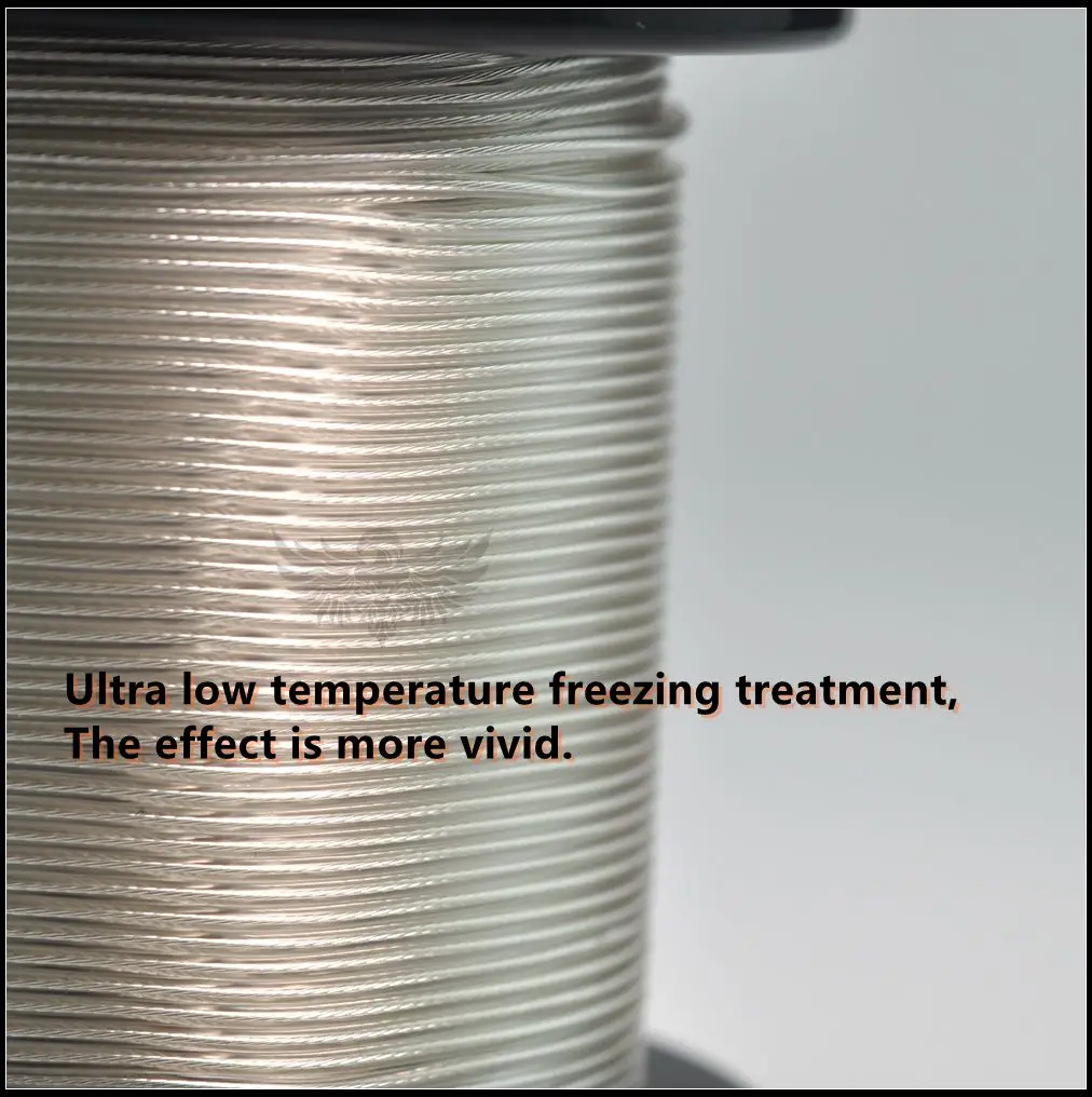 معيار النسر 1% ذهبي + 99% فضي نقي بدرجة حرارة منخفضة للغاية معالجة التجميد كابل ترقية جودة عالية MMCX #3