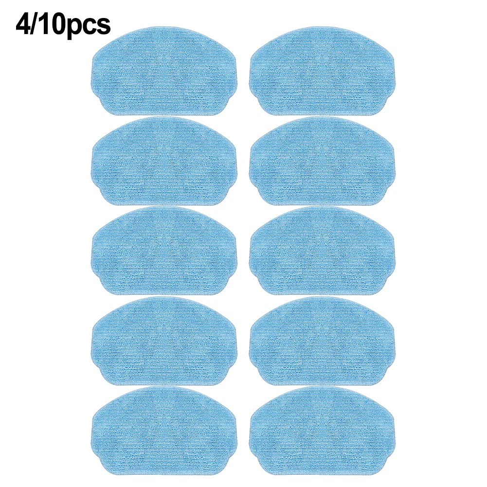 4/10pcs Microfiber Cleaning Dust Mop Cloths Replacement For Kabum Smart 100 Robotic Vacuum Household Cleaner Mop Pad