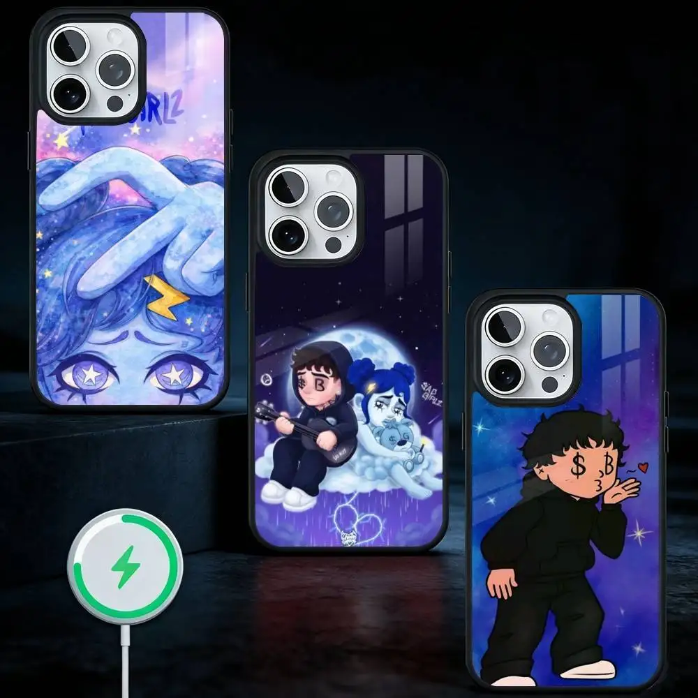 

J-Junior H Sad Girl Phone Case For iPhone17,16,15,14,13 Plus,Pro Max Magnetic For Magsafe Wireless Charging