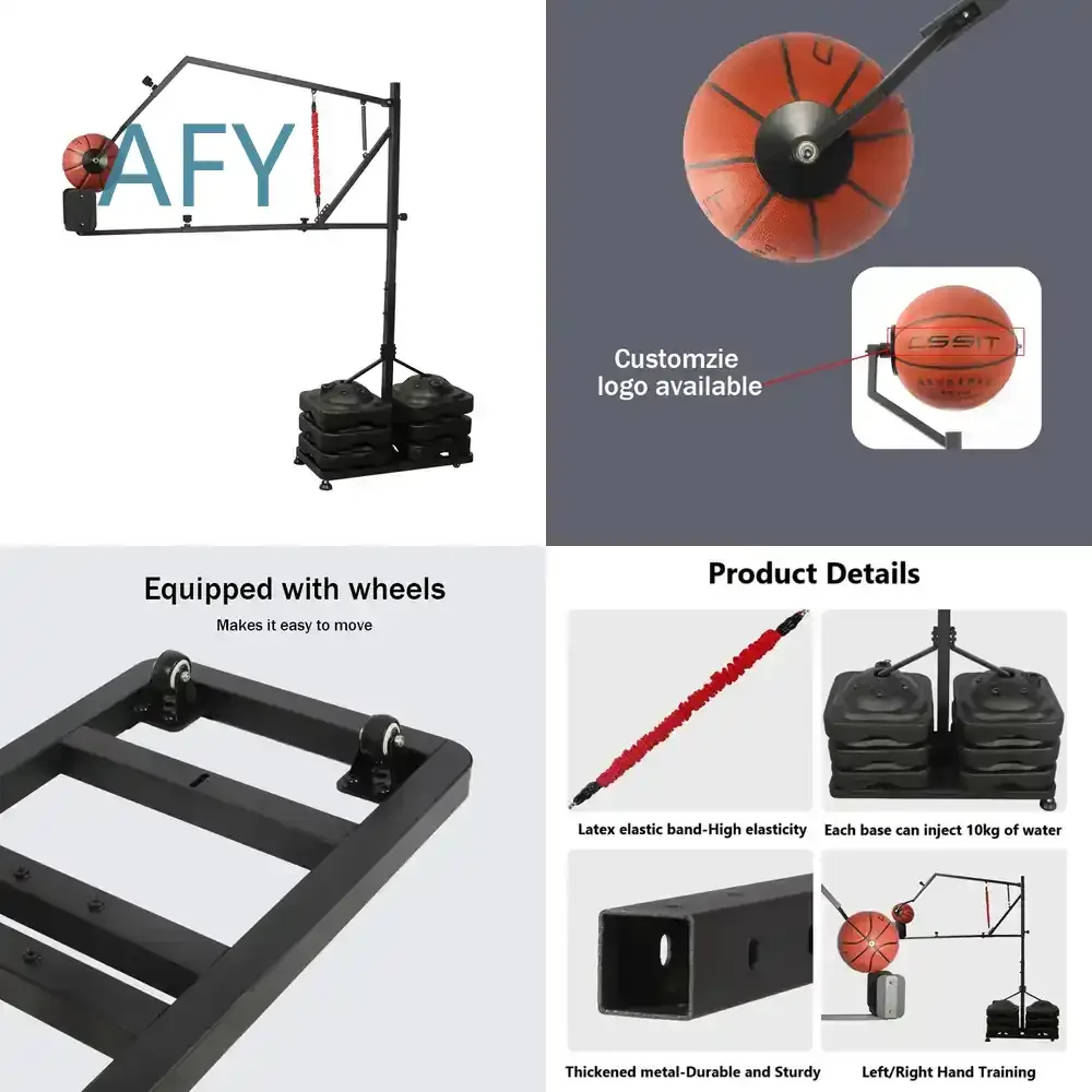 2025 Newest Basketball Shooting Trainer for Basketball Training Equipment with Base and Wheel for Shooting Correction for
