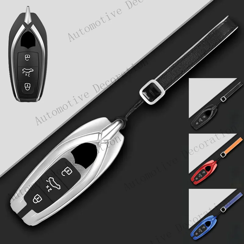 Z+ Aluminum Alloy Silicone Car Key Fob Case Cover For Lamborghini URUS Accessories