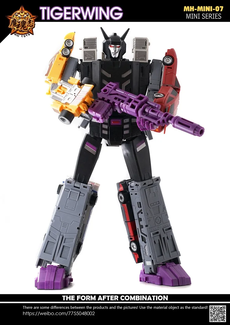 Transformation 5IN1 MHZ MH-MINI-07 Mini07 Mini-07 TOYS TIGERWING Motormaster Menasor Breakdown Wildrider Action Figure