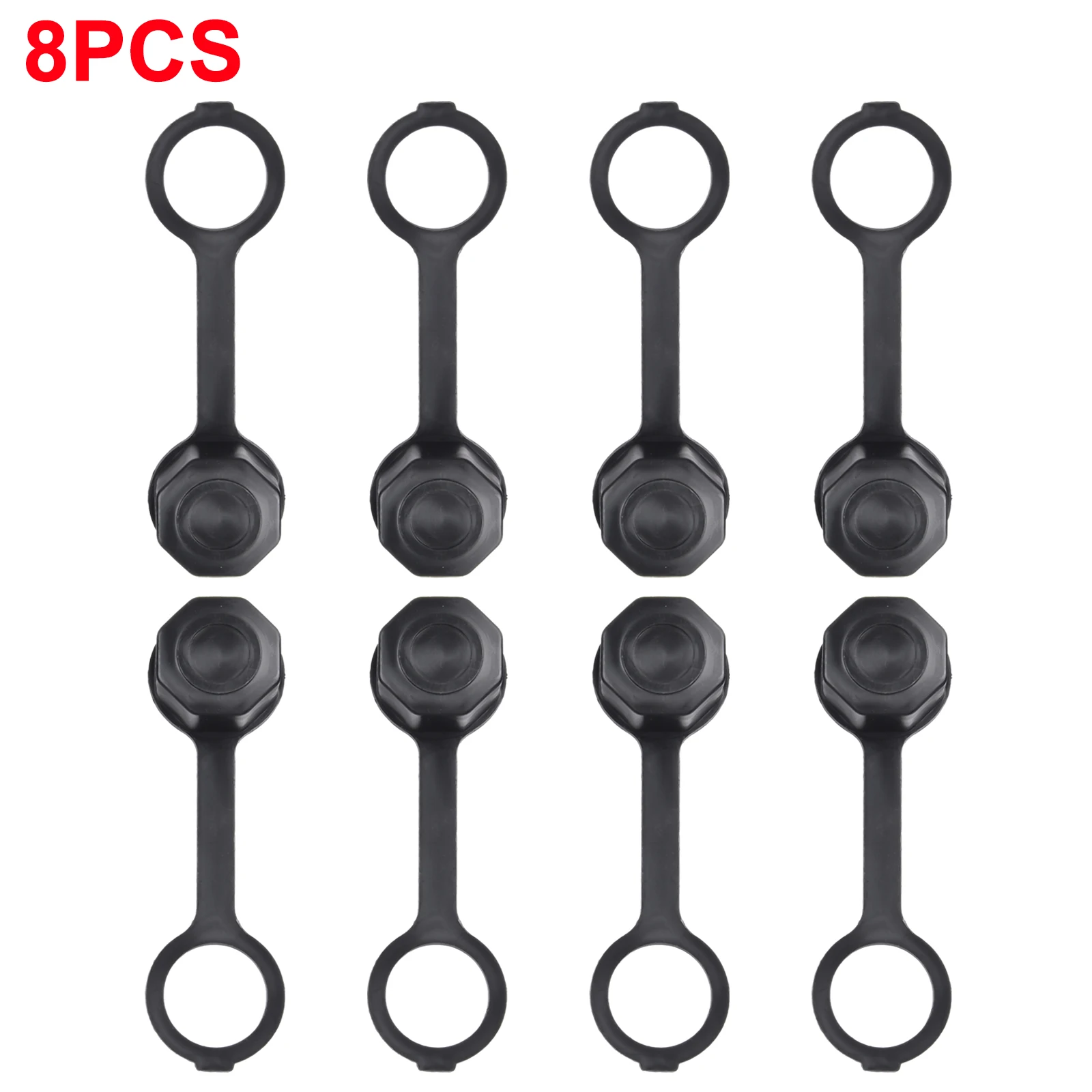 8Pcs Gas Vent Cap Set Supply 11/16 inches Accessories Can Container Gasket Rear Replacement Cover Fixing Screw