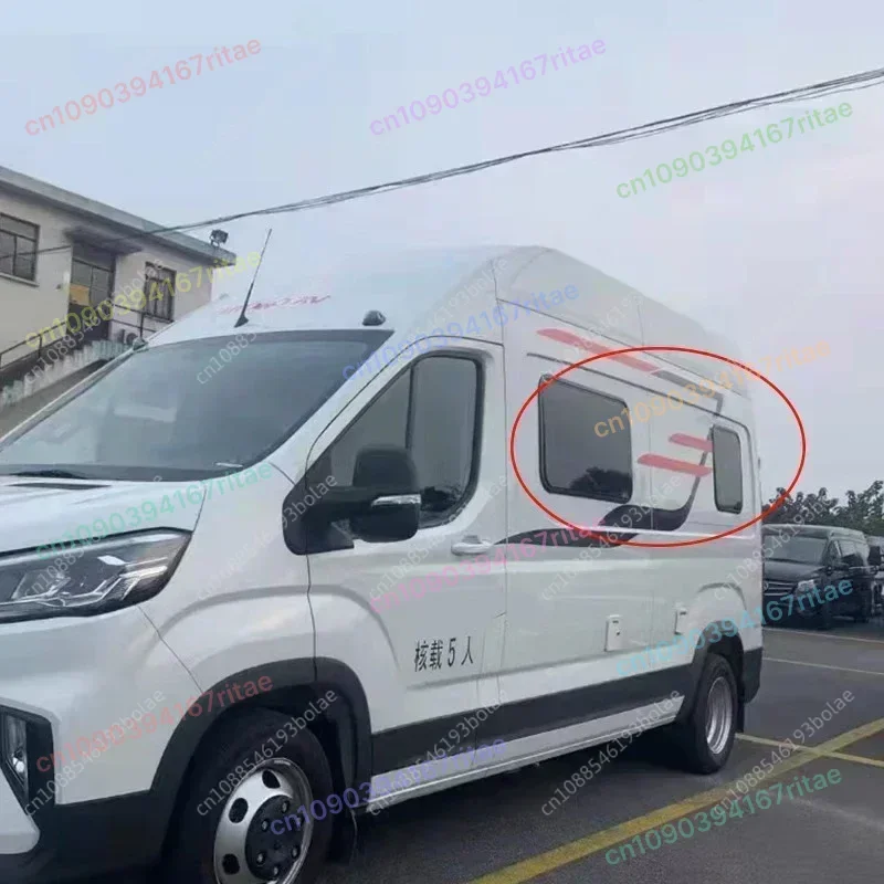 

500X350 мм аксессуары для автодома, раздвижное окно, круглый угол, двухслойная защита от ультрафиолета для каравана, кемпера, прицепа, автофургона, тянущиеся окна