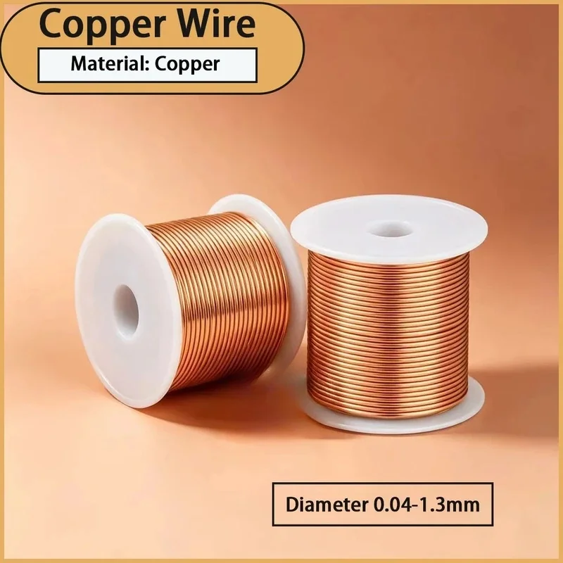 0.04-1.3mm Diameter Pure Copper Wire For Electrical Motor Winding Industrial Power Transmission Excellent Electrical