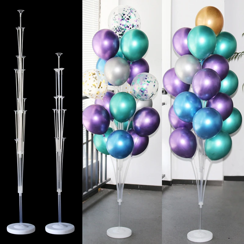 1/2sets Balloon Column Stand Kit Balloon Base Desktop Centerpiece Holder Birthday Wedding Baby Shower Party Balloon Supplies
