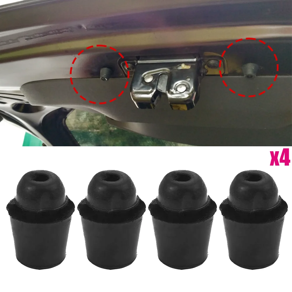 4 peças para kia cerato ld td yd 2004 2005 2006 2007 2008 2009 - 2018 amortecedor de porta automática almofada de borracha de parada reduzir o ruído