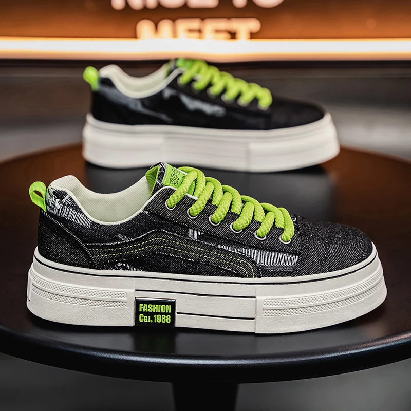رجل مريح المنخفضة قطع الرجال أحذية مفلكنة في الهواء الطلق تنفس أحذية رياضية كاجوال للرجال منصة الموضة أحذية رياضية من قماش القنب