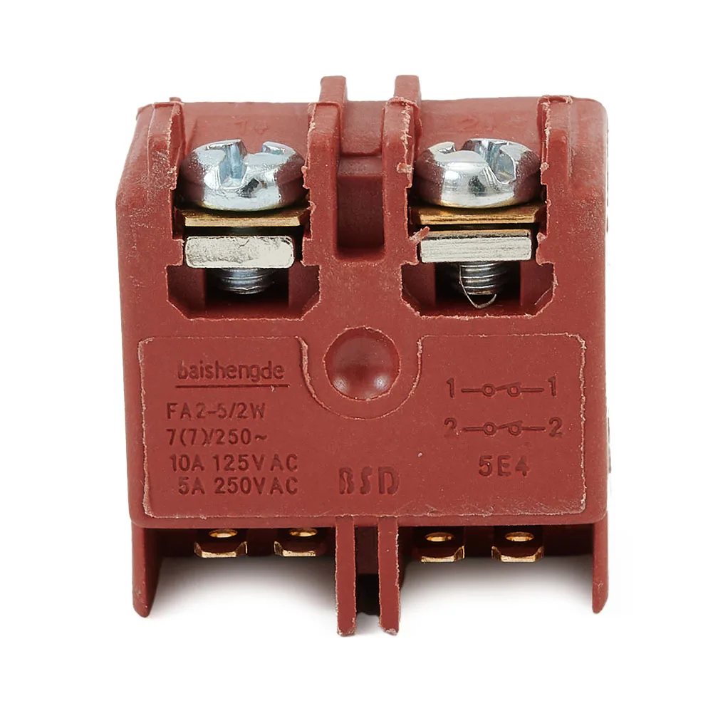 DPST NO Momentary Push Button Switch Compatible with For Bosch GWS6/7-100 Angle Grinder Models 125V 12A 250V 6A Replacement