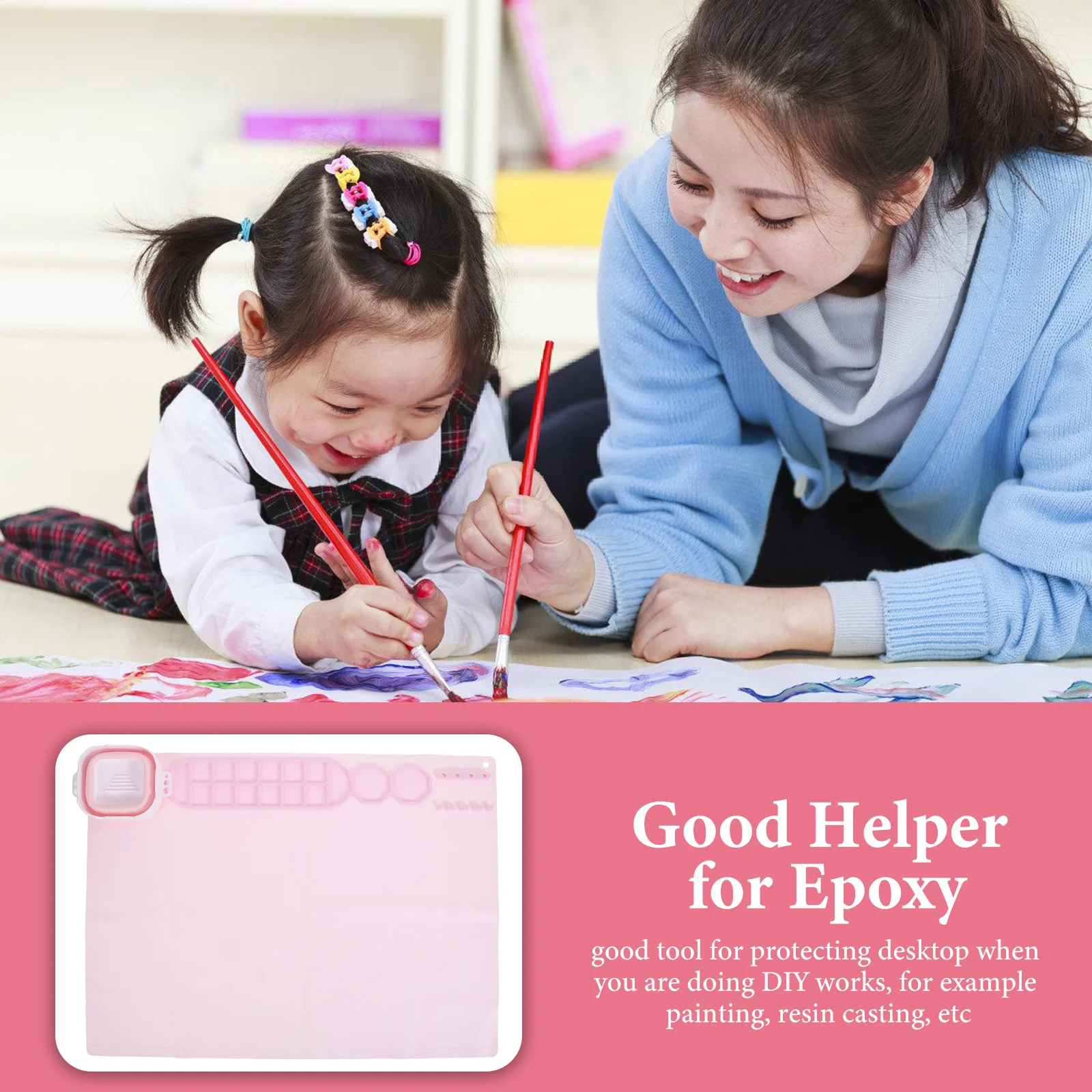 سيليكون اللوحة حصيرة 24X36 بوصة غير عصا ورقة الحرف DIY بها بنفسك المشاريع الفنية الراتنج الصب مقاومة للحرارة واقي الطاولة #3