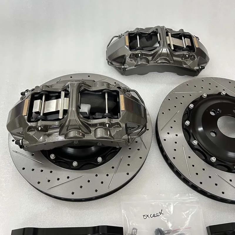 Jekit Racing Brake Caliper 355x32mm Disc Set For Toyota Hilux Revo Model 2020 New Condition PCD 6 Holes For Land Cruiser 200