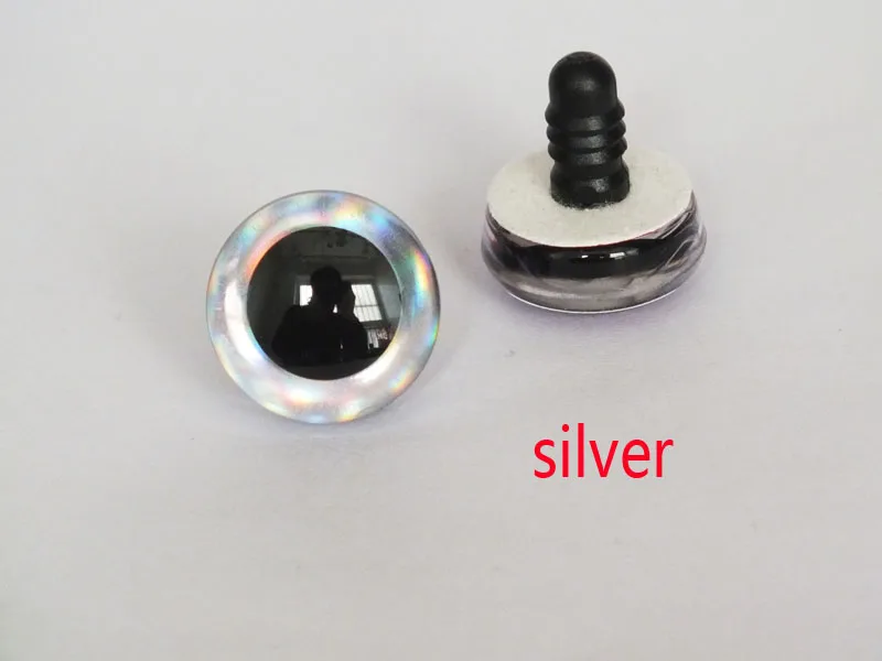 20 Stück 12 Arten Farben 9 mm 12 mm 14 mm 16 mm 18 mm 20 mm 25 mm 30 mm 35 mm Trapez-Spielzeugaugen 3D-bunte Sicherheitspuppenaugen für DIY-Handwerk – Detail 8