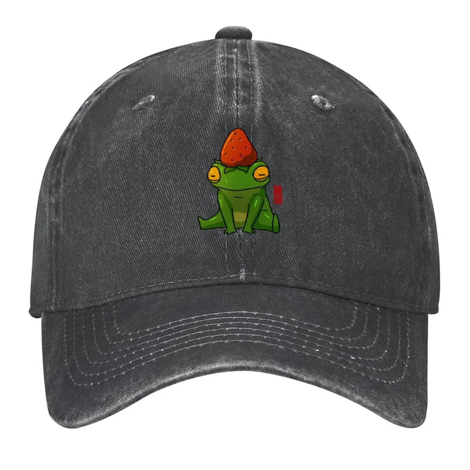 

strawberry hat frog Baseball Cap Golf Cap Dropshipping Snapback Cap Unique hats Women's Beach Visor Men's