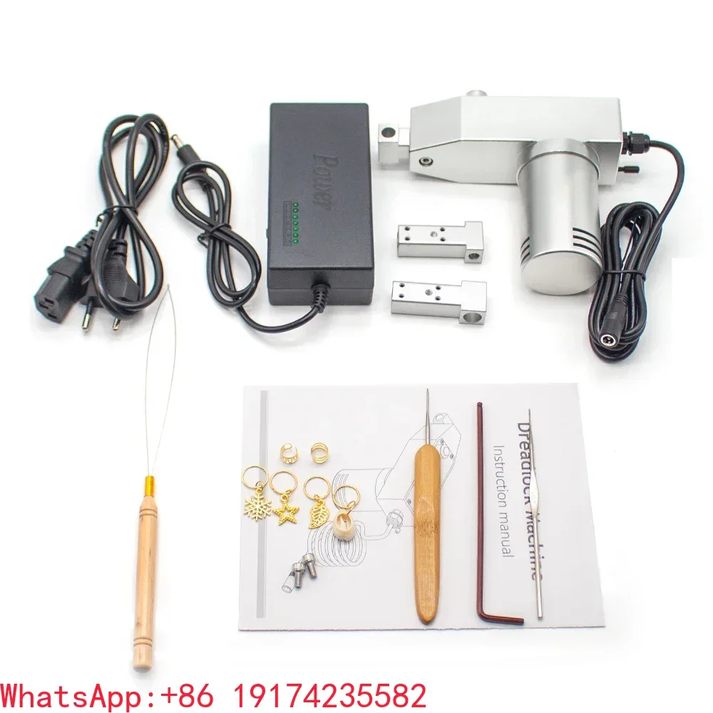 AC 100-240V Dreadlock Machine Electric Instant  loc Machine for Dreadlock Crochet Braiding Machine 6MM/8MM/10MM Hole