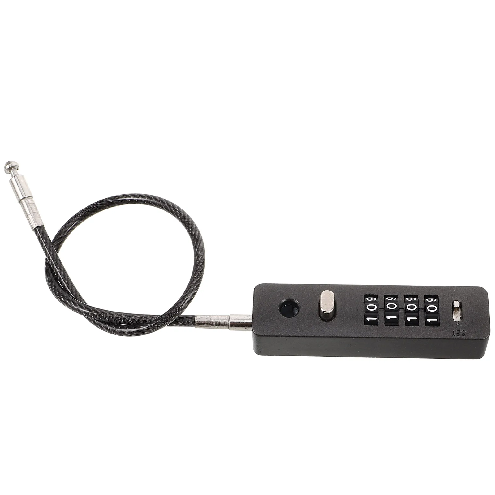 

Combination Cable Lock 6Ft Steel Cable For Bicycle Motorcycle Scooter Luggage Backpack Resettable Password Security Lock