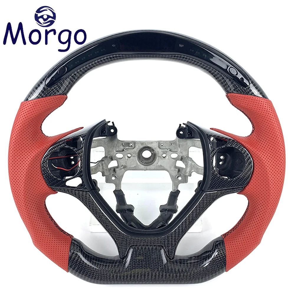 Car Accessories For Honda Civic 9th Gen 2012-2016 8th Gen 10th Gen Civic Accord Customized Carbon Fiber Steering Wheel