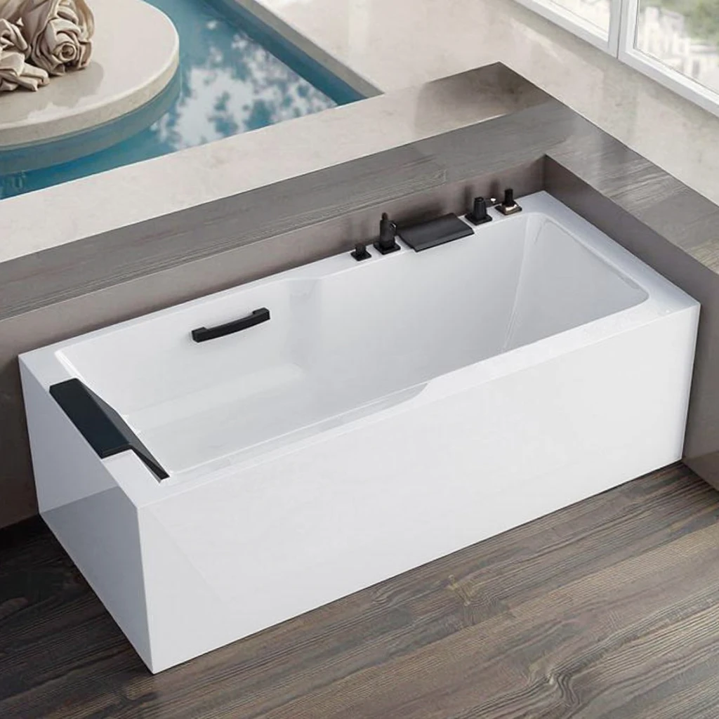 

Oversize Deep Soaking Bathtub | Acrylic Freestanding | Luxury Modern Design For Indoor Bathrooms