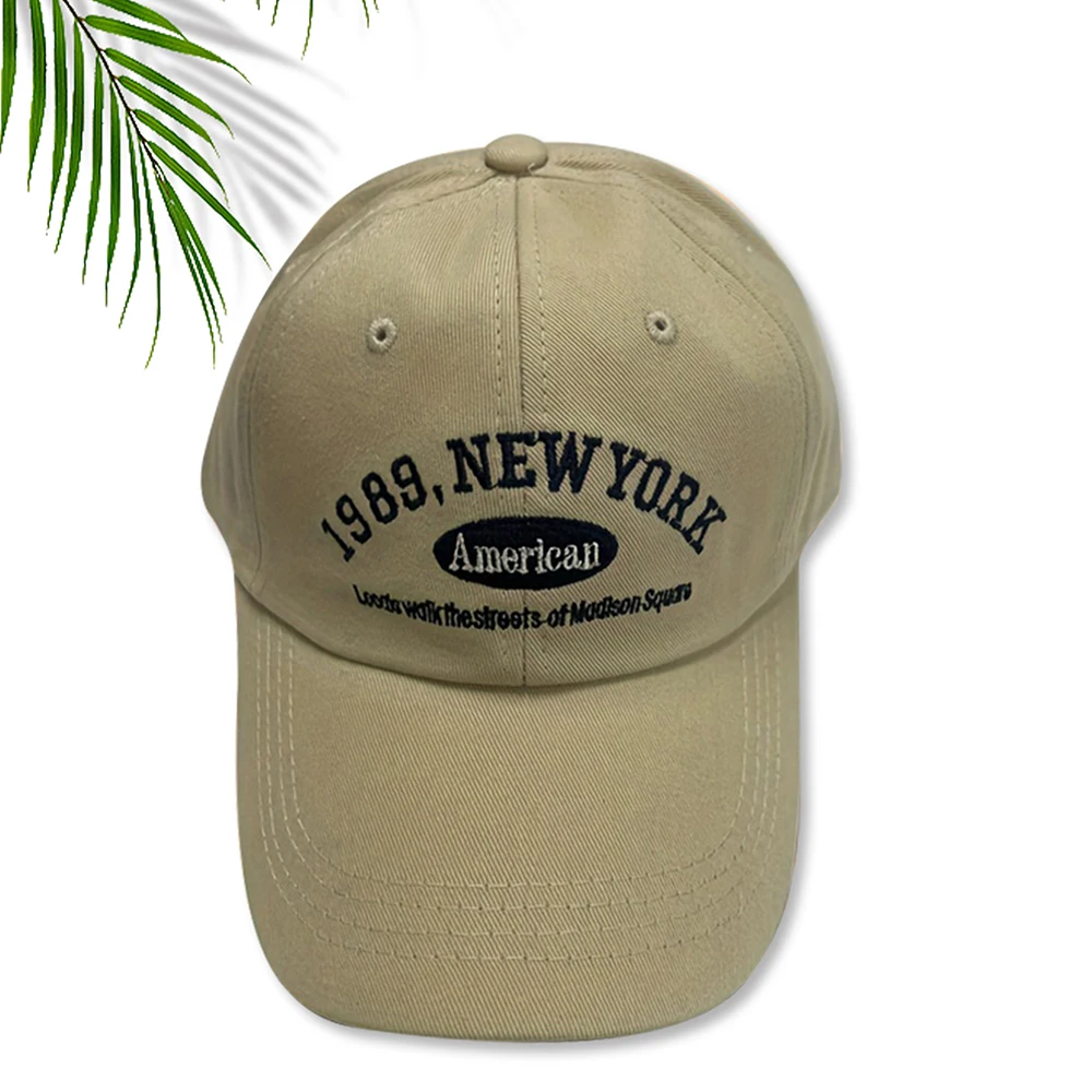 Retro Fashion "1989" Embroidered Baseball Cap For Men and Women Adjustable Lightweight Casual Outdoor Sport Sun Protection Cap image 6