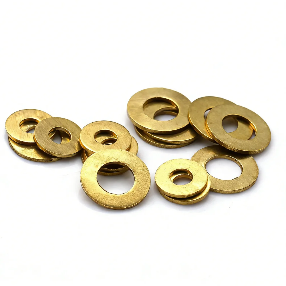 Messing-Flachdichtung, Distanzscheibe, Dichtung, Massivmessing, Kupfer-Metallscheiben M3-M24 – Detail 5