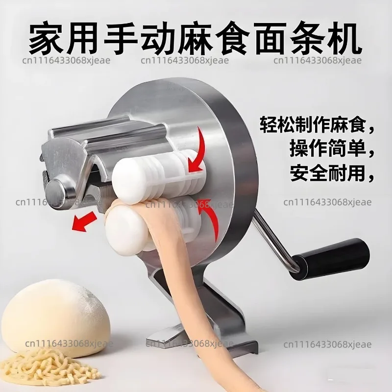 Homemade noodles, macaroni, wonton sheets, dumpling presser, manual noodle machine