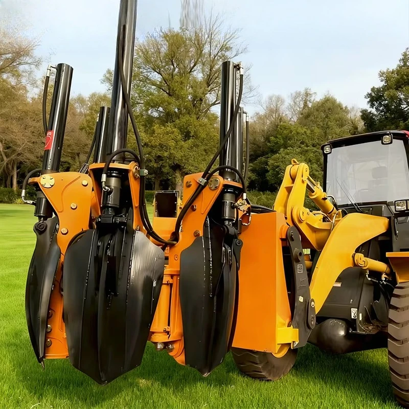 Tree Planting Tractor Attachment Tree Spade Transplanter Mover Hydraulic Digger Machine