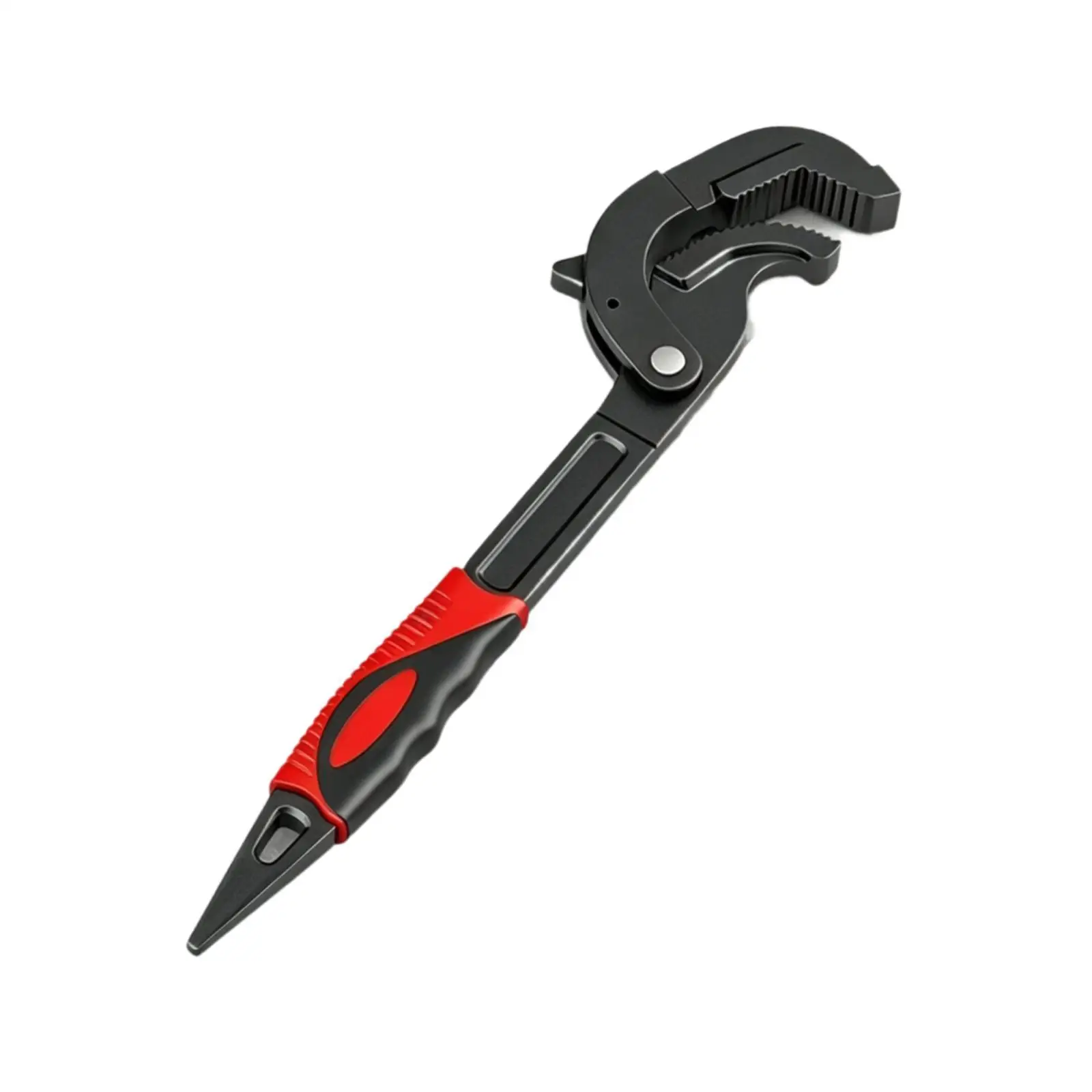 Self Locking Pipe Wrench Anti Slip Handle Fixtures Practical Standard and Irregular Nuts Pipe Vise Wrench Self Adjusting Spanner