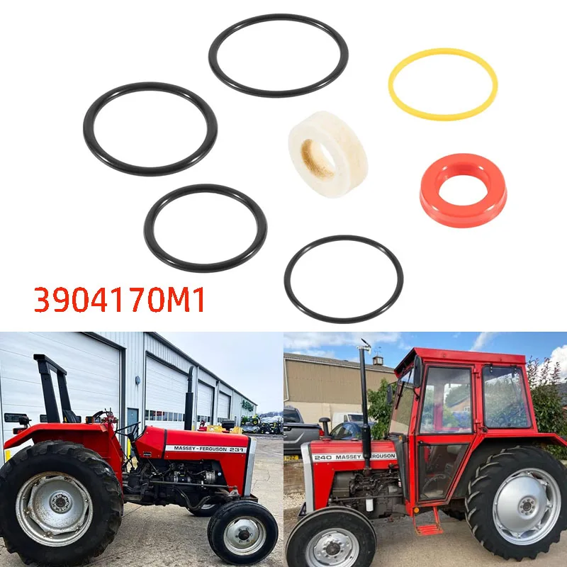 

Fits for Massey Ferguson 231, 240, 253, 263, and 362 Compact Loaders Tractors Power Steering Cylinder Seals Kit
