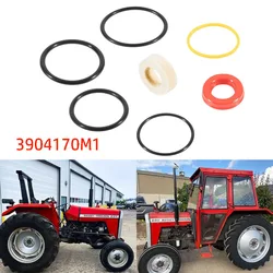 Fits for Massey Ferguson 231, 240, 253, 263, and 362 Compact Loaders Tractors Power Steering Cylinder Seals Kit